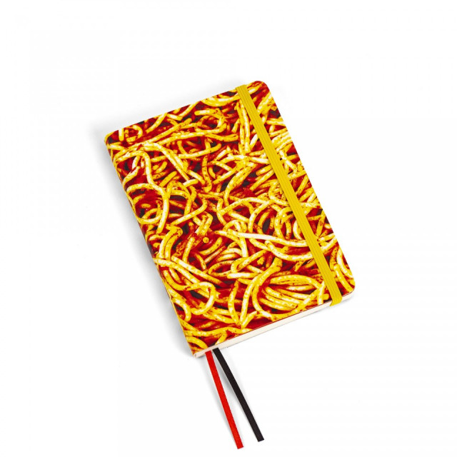 Agenda multicolora din hartie 11x15 cm Spaghetti Toiletpaper Seletti