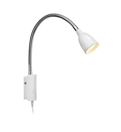 Aplica ajustabila alba/argintie din metal Tulip Markslojd