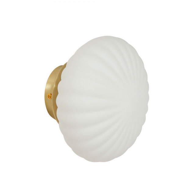 Aplica alba/aurie din metal Kumu Mini Hubsch