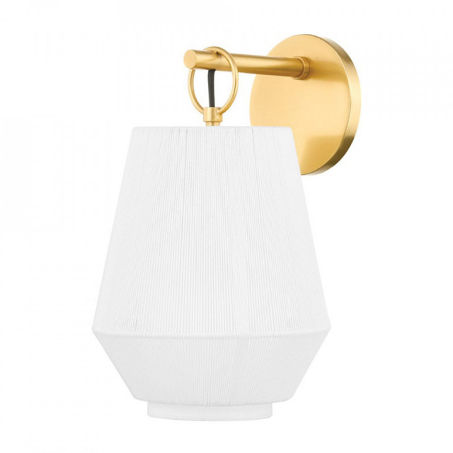 Aplica alba/maro alama din in si otel Debi Hudson Valley Lighting