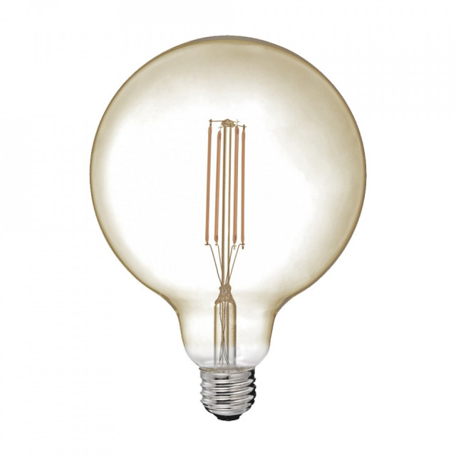 Bec dimabil maro chihlimbar cu LED E27 4W Edison Globe The Home Collection
