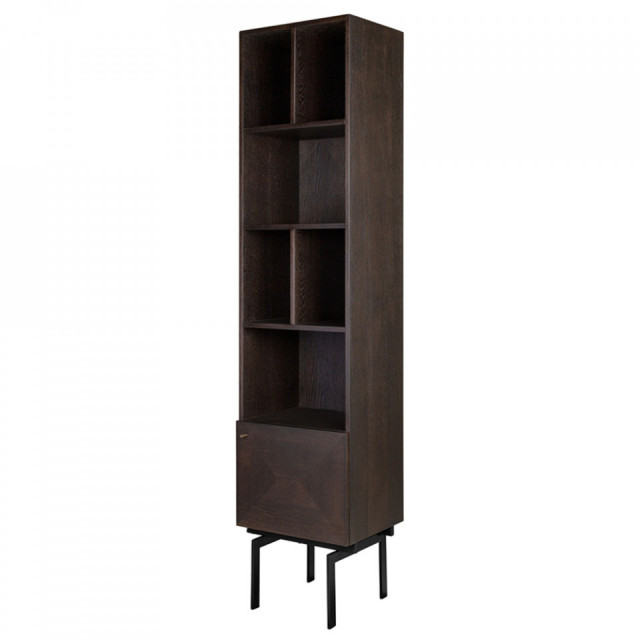 Biblioteca maro din lemn 218 cm Capetown Versmissen
