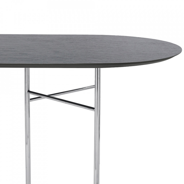 Blat negru 90x220 cm Mingle Ferm Living