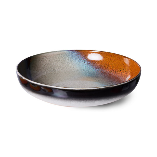 Bol pentru salata multicolor din ceramica 1.8 L Flower Power HKliving
