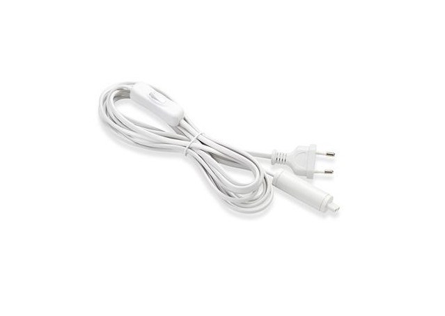 Cablu alimentare alb din fibre sintetice 3,5 m Expand Switch Markslojd