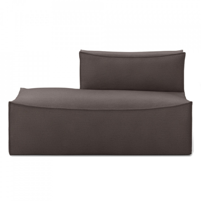 Canapea modulara maro din textil 150 cm Catena Open Left Hot Ferm Living