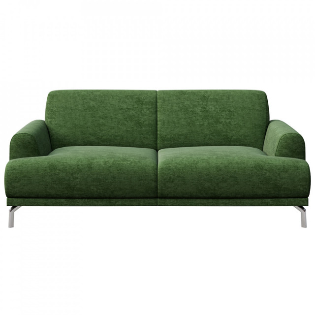 Canapea verde din textil pentru 2 persoane Puzo Mesonica