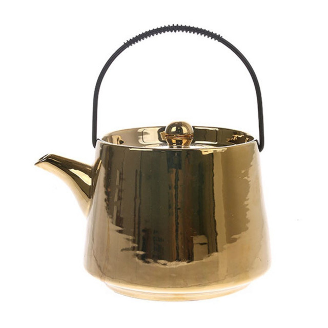 Ceainic auriu din ceramica 700 ml Bold&Basic HK Living