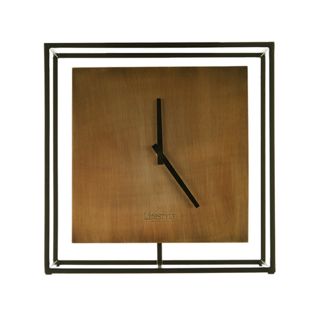 Ceas de perete patrat din fier 35x35 cm Bratt LifeStyle Home Collection