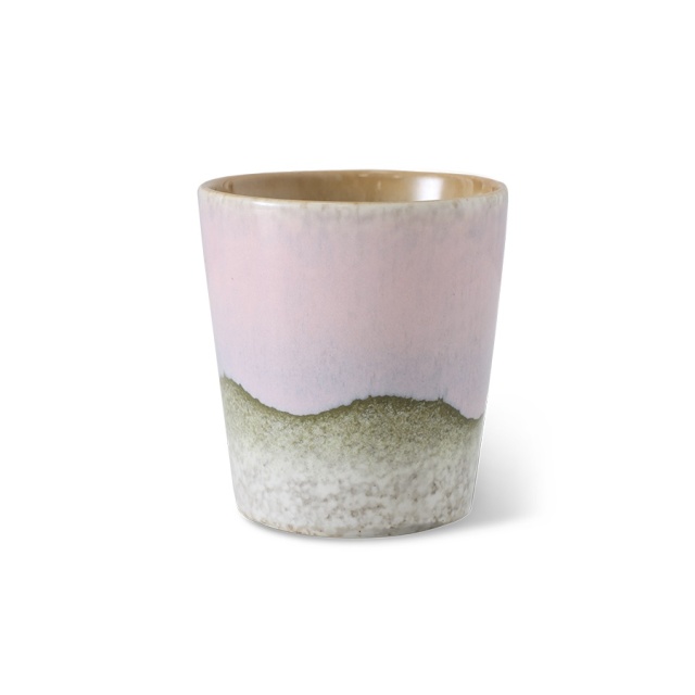Ceasca multicolora din ceramica 230 ml 70s Bramble HKliving