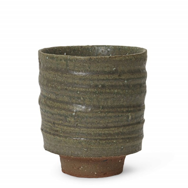 Ceasca verde/maro din ceramica 170 ml Serena Ferm Living