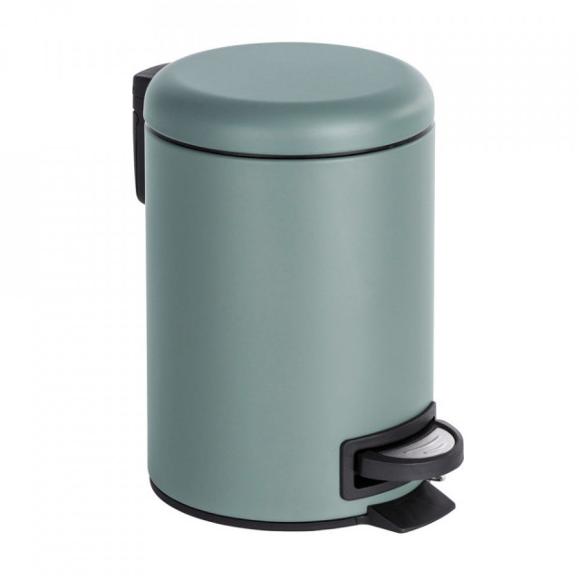 Cos de gunoi gri din metal 3 L Leman Wenko
