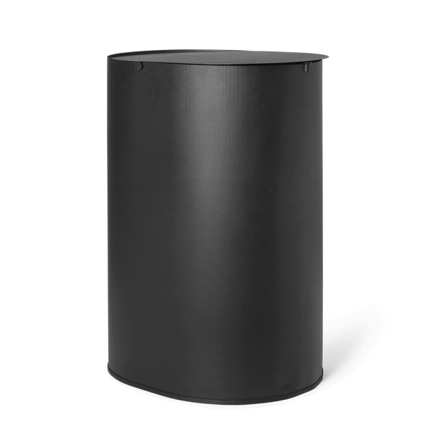 Cos de gunoi negru din metal 40 L Enkel Ferm Living