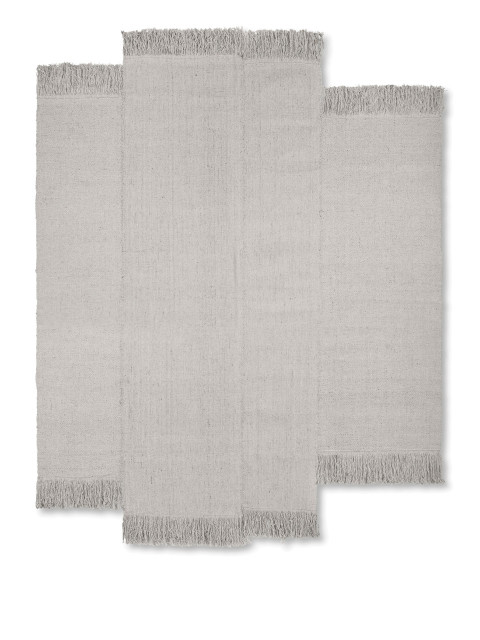 Covor crem din fibre naturale 300x350 cm Alter Ferm Living