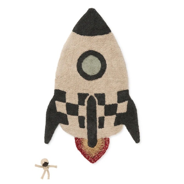 Covor multicolor din bumbac 85x135 cm Rocket Lorena Canals