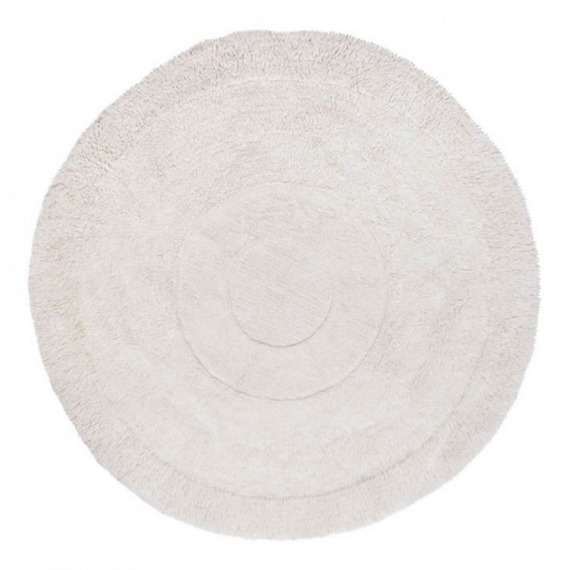 Covor pentru copii alb din fibre naturale 250 cm Arctic Lorena Canals