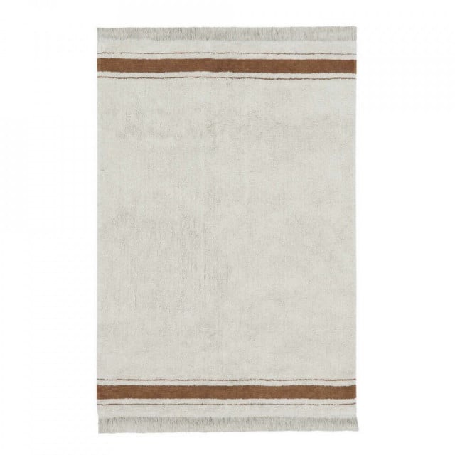 Covor pentru copii bej/maro din bumbac 90x130 cm Gastro Lorena Canals