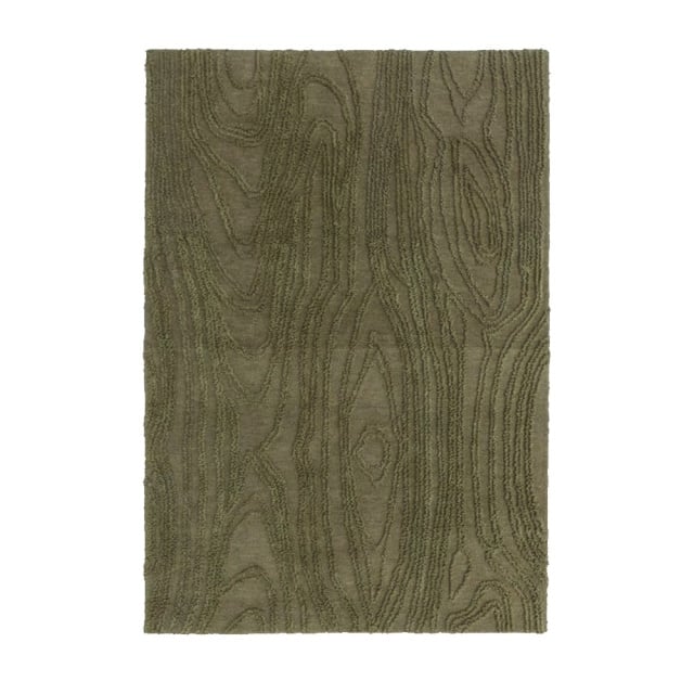 Covor verde din fibre naturale 160x230 cm Veiza Kave Home