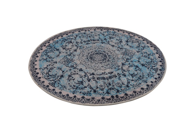 Covoras de baie multicolor din fibre sintetice 100 cm Raiya The Home Collection