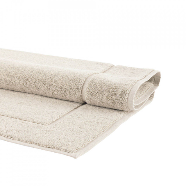 Covoras pentru baie crem din bumbac 60x60 cm London Aquanova