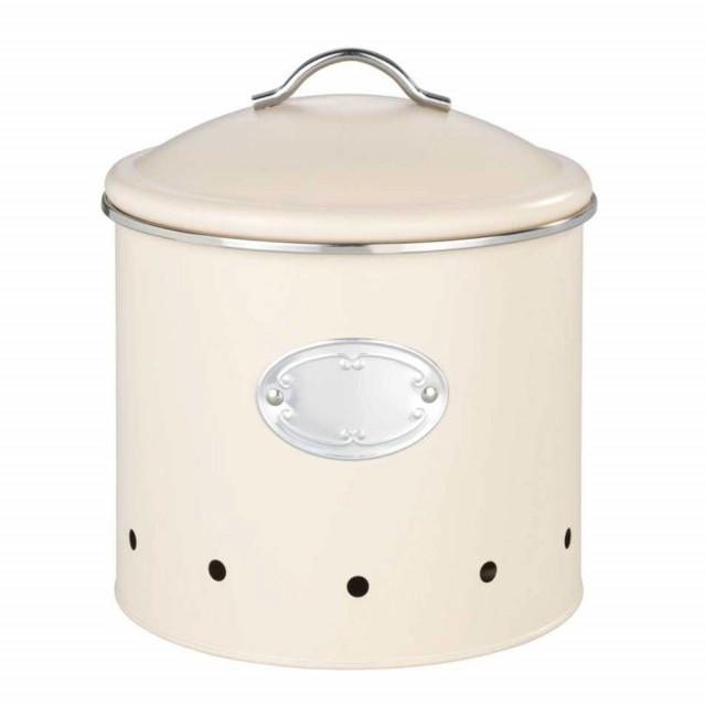 Cutie cu capac bej din metal Nero XL Wenko