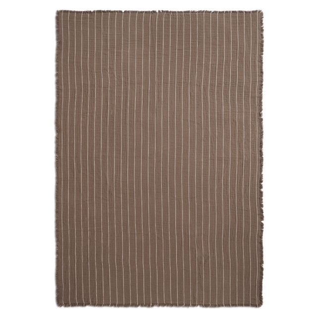 Cuvertura gri piatra din bumbac 160x240 cm Aires Ferm Living