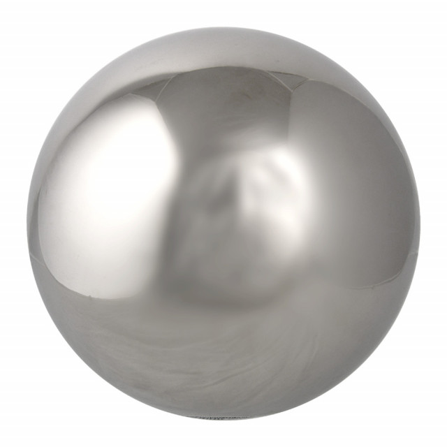 Decoratiune glob argintiu din inox 24 cm Drenop Esschert Design