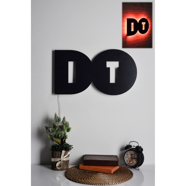 Decoratiune luminoasa rosie Do It The Home Collection