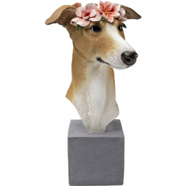 Decoratiune multicolora din fibre sintetice 47 cm Fiori Greyhound Kare