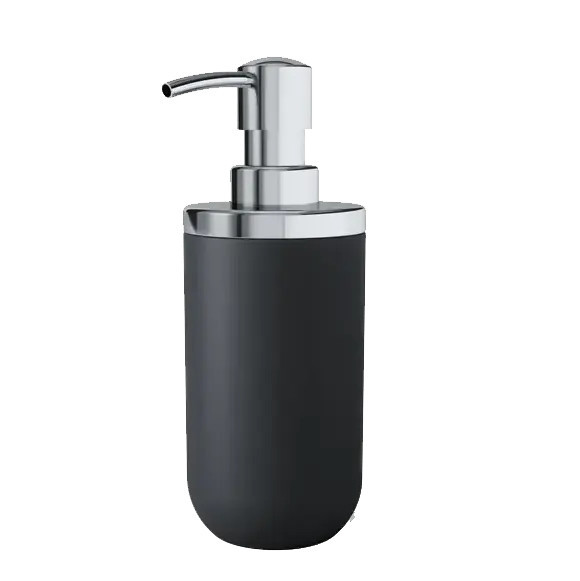 Dispenser sapun negru/argintiu din fibre naturale 380 ml Junip Umbra