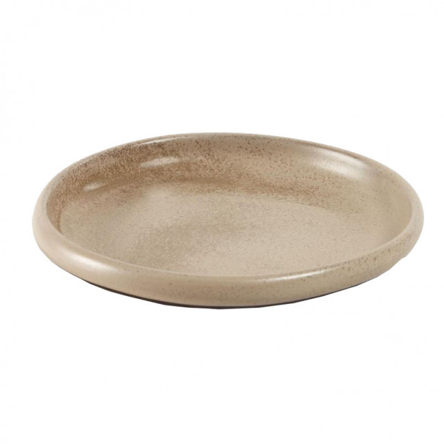 Farfurie intinsa maro din ceramica 21 cm Tersilia Kave Home