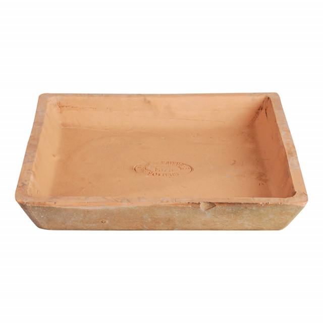 Farfurioara pentru ghiveci portocalie din ceramica 3 cm Agile Esschert Design