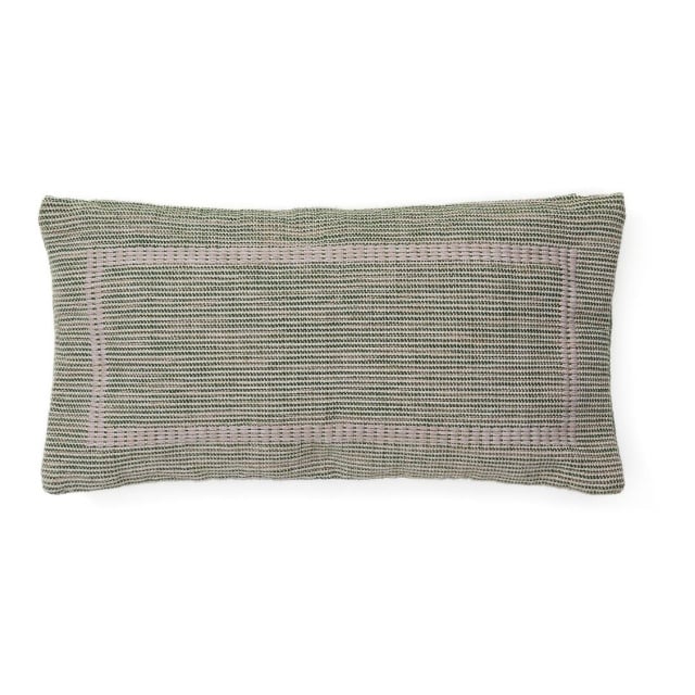 Fata de perna verde din fibre sintetice 30x50 cm Narelle Kave Home