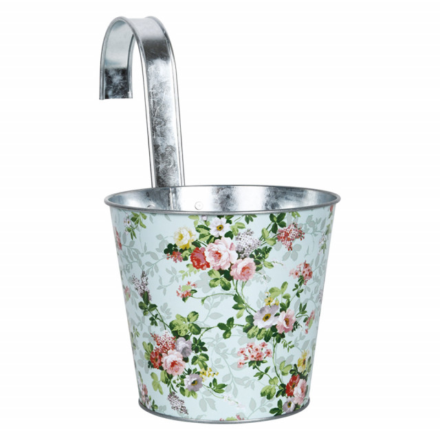Ghiveci cu carlig multicolor din metal 26 cm Roses Esschert Design