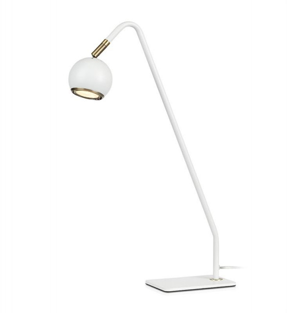 Lampa birou alba din metal 48 cm Coco Markslojd