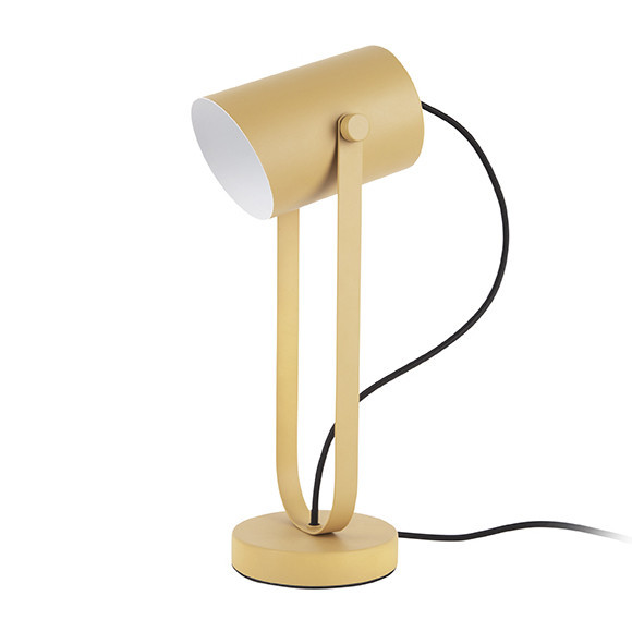 Lampa birou galbena din fier 42 cm Amazing Present Time