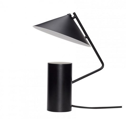 Lampa birou neagra din metal 22 cm Sen Hubsch