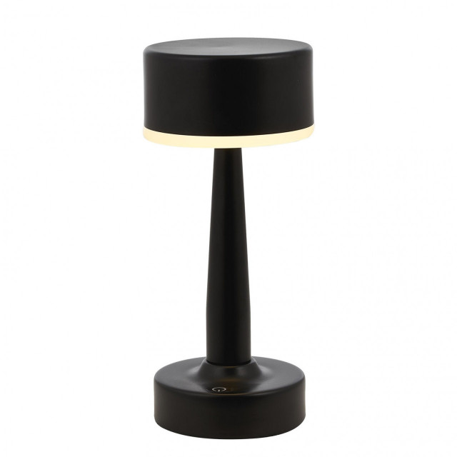 Lampa birou neagra din metal cu LED 25 cm Hak The Home Collection
