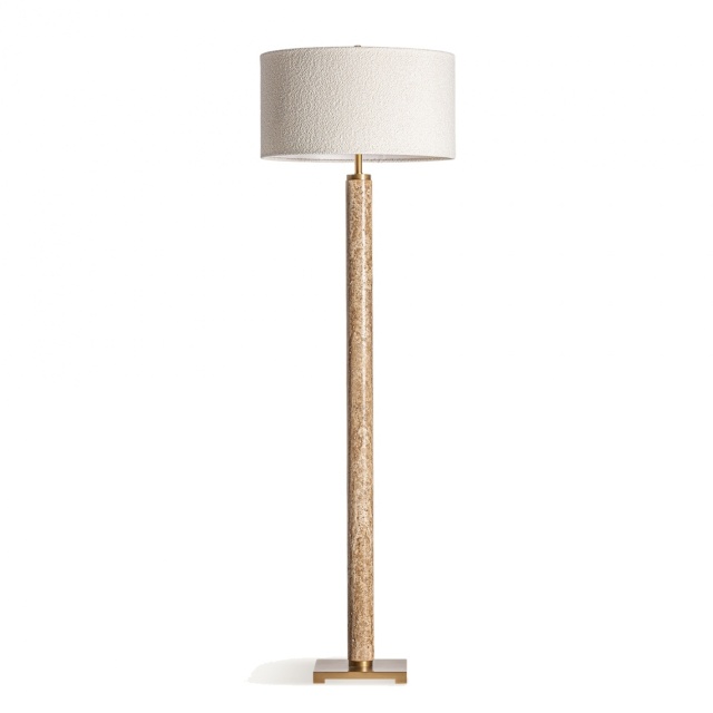 Lampadar alb/crem din marmura 166 cm Dera Vical Home