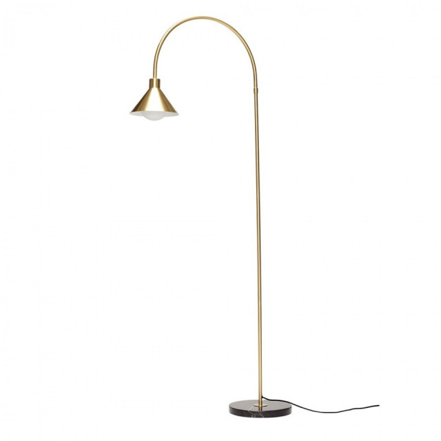 Lampadar auriu din metal 168 cm Pipe Hubsch