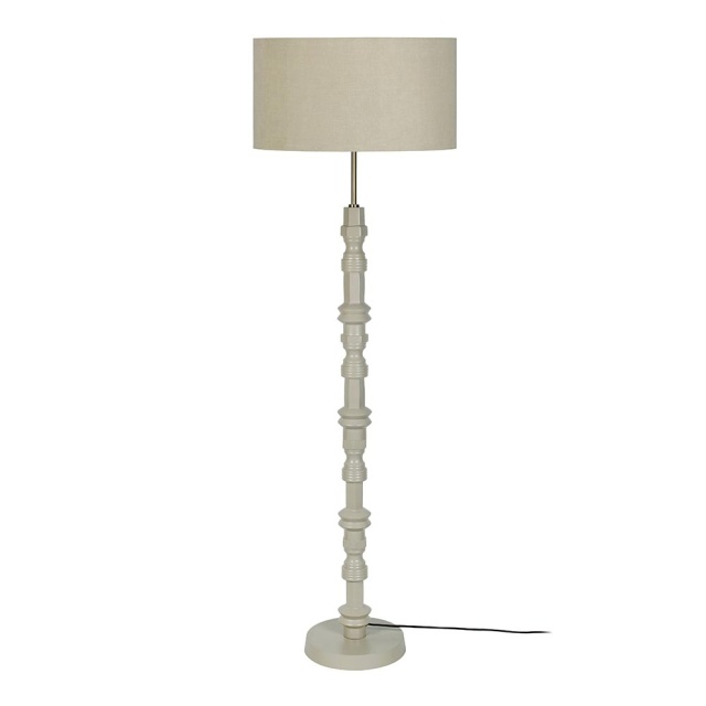 Lampadar bej din metal 148 cm Totem Zuiver