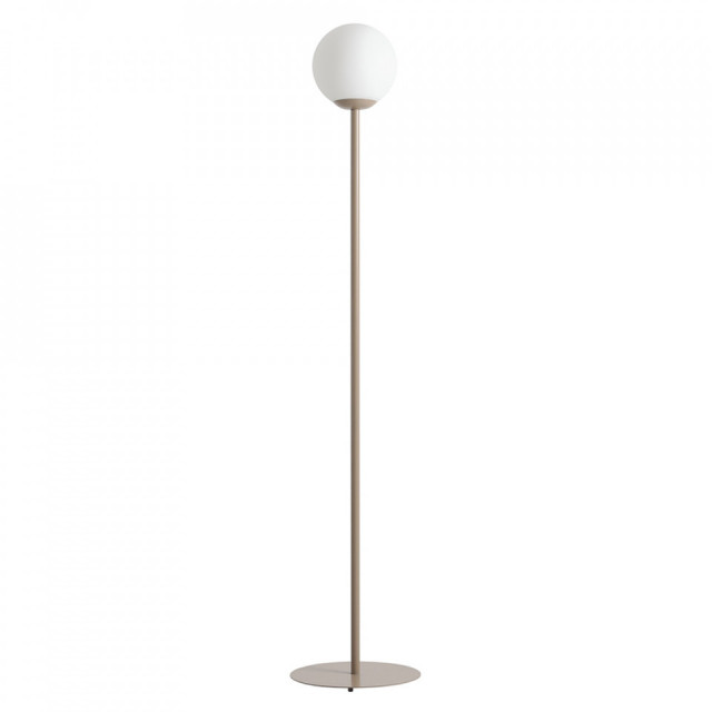 Lampadar bej din sticla 162 cm Pinne Aldex