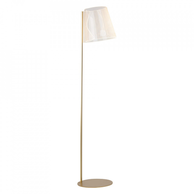 Lampadar din plastic si metal 147 cm Seda Gold Maxlight