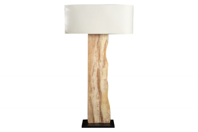 Lampadar maro/bej din lemn 147 cm Organic Living The Home Collection