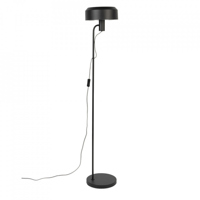 Lampadar negru din metal 135 cm Landon The Home Collection