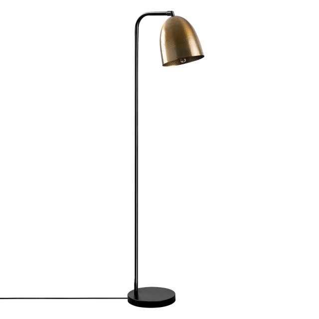 Lampadar negru/maro din metal 120 cm Sperrado The Home Collection