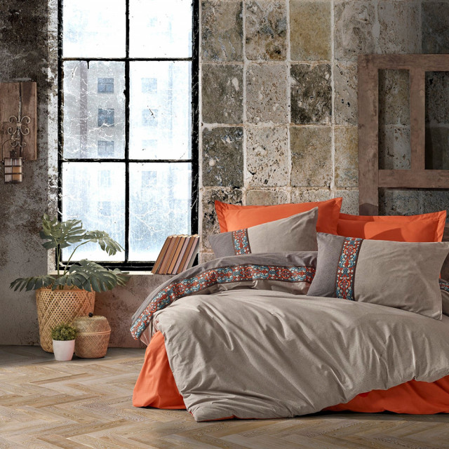 Lenjerie pat multicolora din textil True The Home Collection