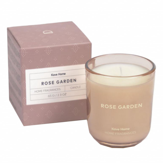 Lumanare parfumata din sticla si ceara 7 cm Rose Garden Kave Home