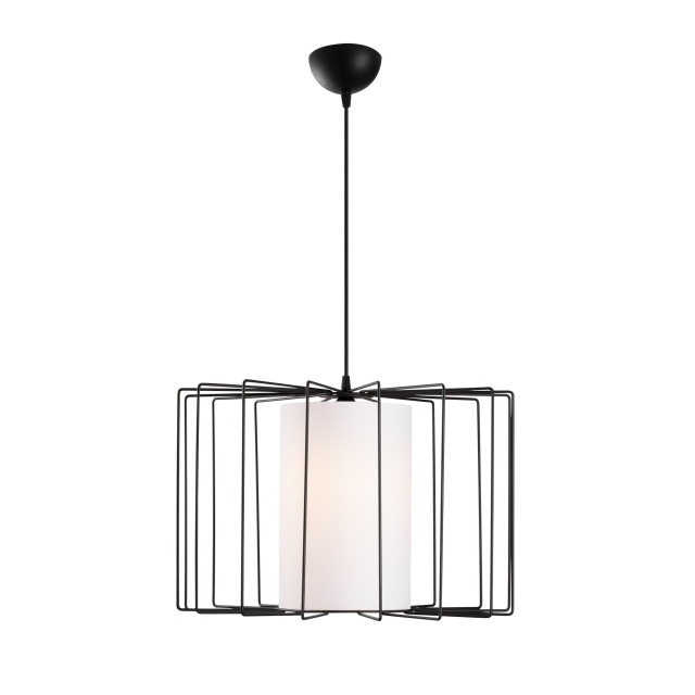 Lustra neagra/alba din metal Tel Ivy The Home Collection