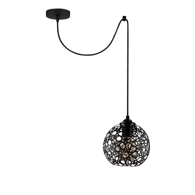 Lustra neagra din metal Fellini Clara The Home Collection